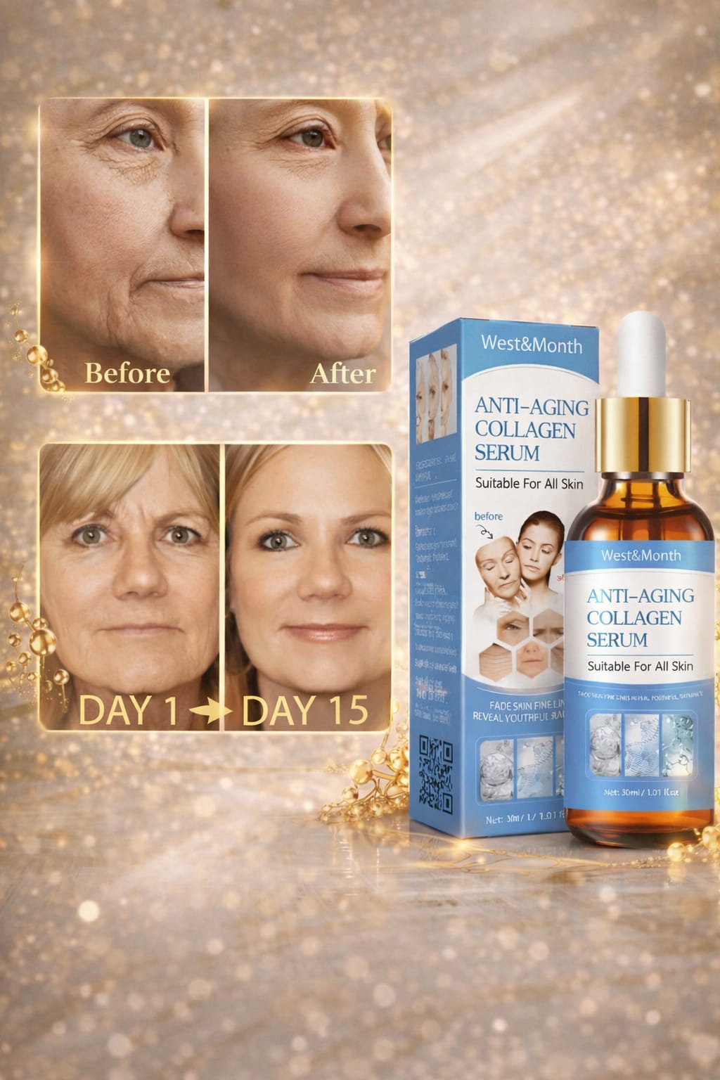 West&Month Anti-Aging Collagen Serum – 30ml