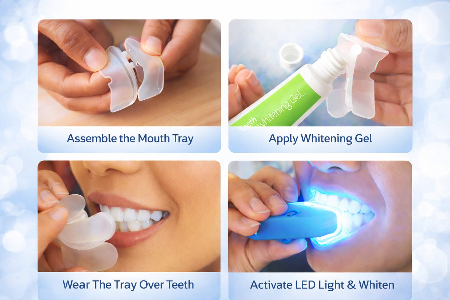 Professional LED Teeth Whitening Kit — Whiter Smile in Days