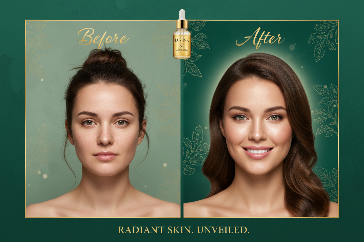 Vitamin C Serum Skin Transformation Results