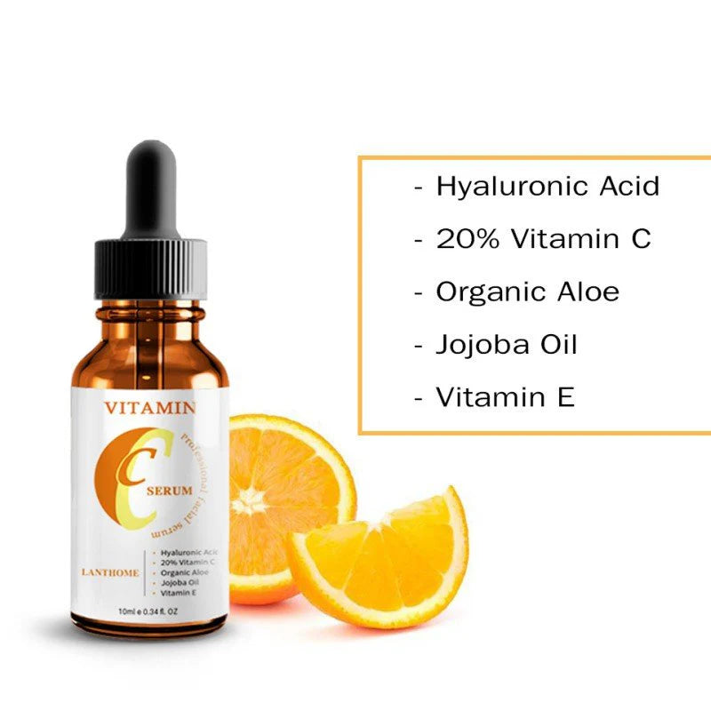 Vitamin C Serum with Hyaluronic Acid – Brightening & Anti-Aging Face Serum (10ml)